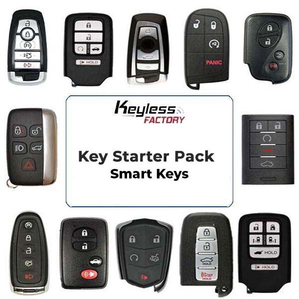 Basic Starter Pack - Automotive Smart Keys (42 Pieces