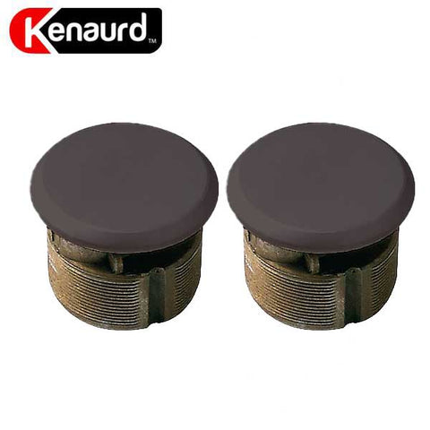 Premium Zinc Mortise Dummy Cylinder - 1" - Duranodic Anodized Bronze ( Pack of 2) - UHS Hardware Premium Zinc Mortise Dummy Cylinder - 1" - Duranodic Anodized Bronze ( Pack of 2) - UHS Hardware