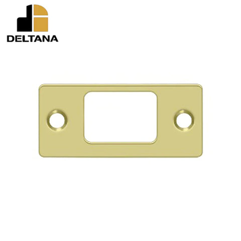 Deltana - Strike Plate - Deadbolt - 2-3/4" x 1-1/4" - Optional Finish Deltana - Strike Plate - Deadbolt - 2-3/4" x 1-1/4" - Optional Finish
