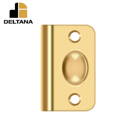 Deltana - Strike Plate for Ball Catch - and Roller Catch - Optional Finish Deltana - Strike Plate for Ball Catch - and Roller Catch - Optional Finish