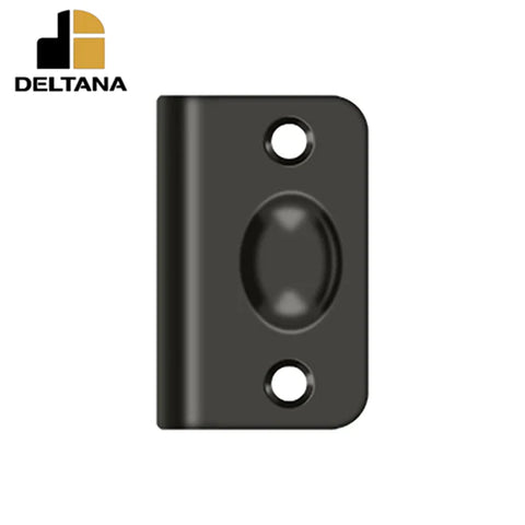 Deltana - Strike Plate for Ball Catch - and Roller Catch - Optional Finish Deltana - Strike Plate for Ball Catch - and Roller Catch - Optional Finish