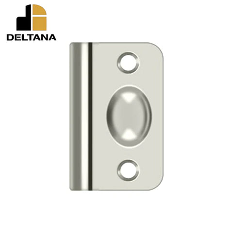 Deltana - Strike Plate for Ball Catch - and Roller Catch - Optional Finish Deltana - Strike Plate for Ball Catch - and Roller Catch - Optional Finish
