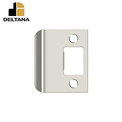 Deltana - Extended Lip Strike Plate - 2-1/4" x 2"- 2-1/4" Base Width - Optional Finish Deltana - Extended Lip Strike Plate - 2-1/4" x 2"- 2-1/4" Base Width - Optional Finish