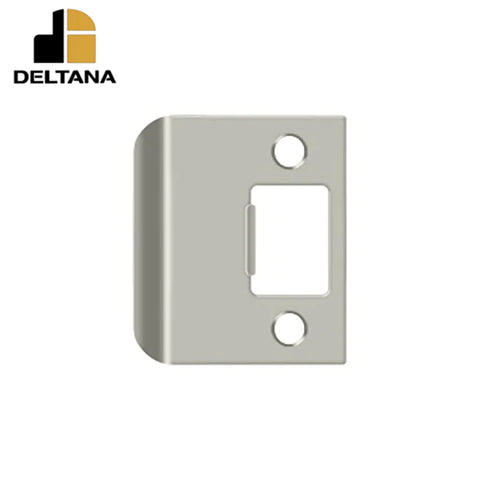 Deltana - Extended Lip Strike Plate - 2-1/4" x 2"- 2-1/4" Base Width - Optional Finish Deltana - Extended Lip Strike Plate - 2-1/4" x 2"- 2-1/4" Base Width - Optional Finish