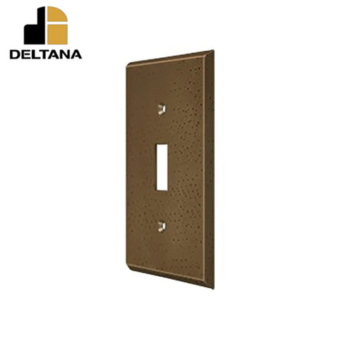 Deltana - Switch Plate - Single Standard - Solid Brass - Optional Finish Deltana - Switch Plate - Single Standard - Solid Brass - Optional Finish