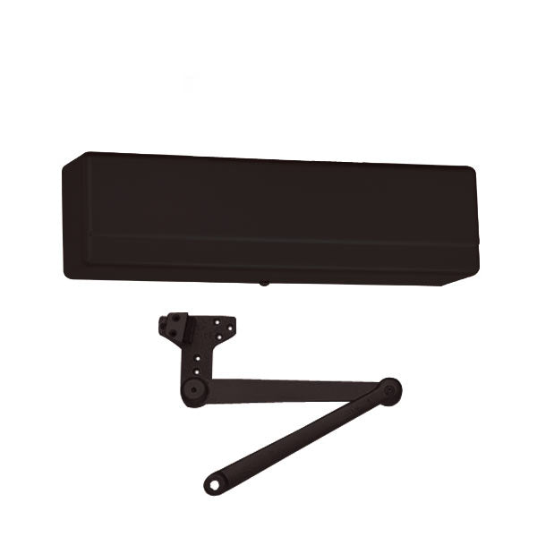 Sargent - 1431 - Powerglide Door Closer w/ CPS - Heavy Duty Parallel Arm w/ Compression Stop - BSP - Black Suede Powder Coat - Grade 1 - UHS Hardware