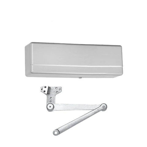 Sargent - 281 - Powerglide Cast Iron Door Closer - Back Check Function - Regular Duty Parallel Arm - Adjustable Size 1-6 - Plastic Cover - Aluminum - Fire Rated - Grade 1 - UHS Hardware Sargent - 281 - Powerglide Cast Iron Door Closer - Back Check Function - Regular Duty Parallel Arm - Adjustable Size 1-6 - Plastic Cover - Aluminum - Fire Rated - Grade 1 - UHS Hardware