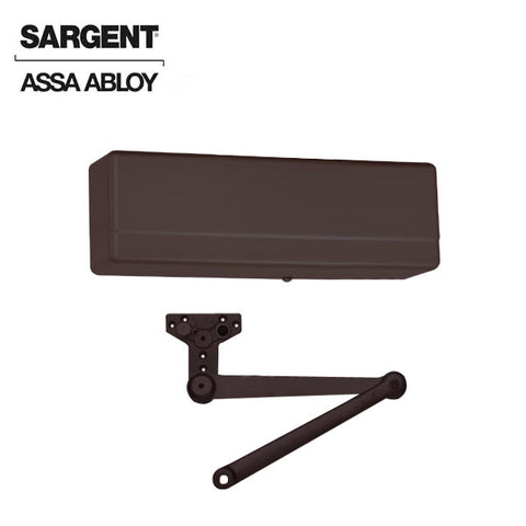 Sargent - 281 - Powerglide Cast Iron Door Closer w/ PS - Heavy Duty Parallel Arm w/ Positive Stop - 10BE - Dark Oxidized Satin Bronze Equivalent - Grade 1 - UHS Hardware Sargent - 281 - Powerglide Cast Iron Door Closer w/ PS - Heavy Duty Parallel Arm w/ Positive Stop - 10BE - Dark Oxidized Satin Bronze Equivalent - Grade 1 - UHS Hardware