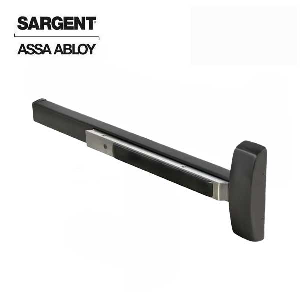 Sargent - 8610F - Concealed Vertical Exit Rod - Passage (Exit Only) - Electric Options - 36" x 84" - Black Suede - Grade 1 - UHS Hardware Sargent - 8610F - Concealed Vertical Exit Rod - Passage (Exit Only) - Electric Options - 36" x 84" - Black Suede - Grade 1 - UHS Hardware