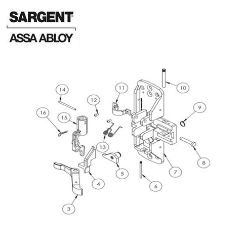 Sargent - 68-4569 - Chassis Assembly for NB-8700 - Right Hand Reverse - UHS Hardware Sargent - 68-4569 - Chassis Assembly for NB-8700 - Right Hand Reverse - UHS Hardware