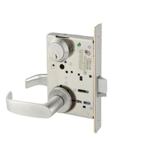 Sargent - 8205 - Mechanical Mortise Lock - LN Rose / L Lever - Office/Entry - LA Keyway - 0 Bitted Core - Stainless Steel - Fire rated -Grade 1 - UHS Hardware Sargent - 8205 - Mechanical Mortise Lock - LN Rose / L Lever - Office/Entry - LA Keyway - 0 Bitted Core - Stainless Steel - Fire rated -Grade 1 - UHS Hardware