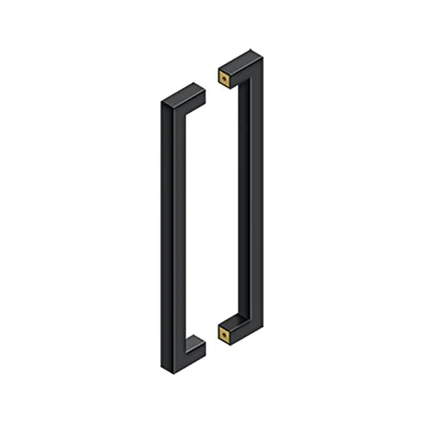 Deltana - 18" Contemporary Pull - Back-To-Back - 1-3/8" - 1-7/8" Door Thickness - Optional Finish