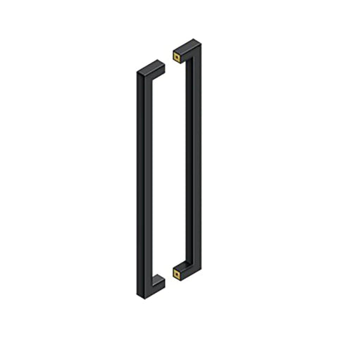 Deltana - 24" Contemporary Pull - Back-To-Back - 1-3/8" - 1-7/8" Door Thickness - Optional Finish Deltana - 24" Contemporary Pull - Back-To-Back - 1-3/8" - 1-7/8" Door Thickness - Optional Finish