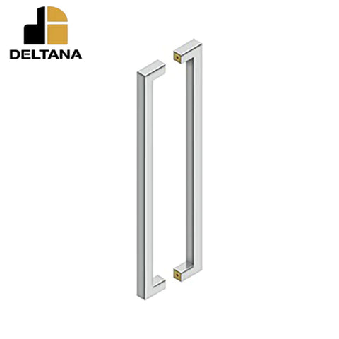 Deltana - 24" Contemporary Pull - Back-To-Back - 1-3/8" - 1-7/8" Door Thickness - Optional Finish Deltana - 24" Contemporary Pull - Back-To-Back - 1-3/8" - 1-7/8" Door Thickness - Optional Finish
