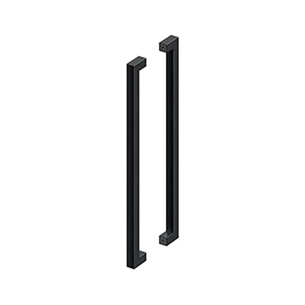 Deltana - 36" Extra Large Contemporary Pull - Back-to-Back - 3" Door Thickness - Optional Finish