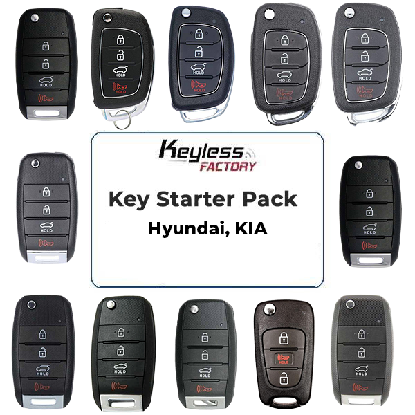 Remote Keys STARTER Pack / Hyundai, KIA / Flip Keys (16 Pieces - AFTERMARKET) - UHS Hardware Remote Keys STARTER Pack / Hyundai, KIA / Flip Keys (16 Pieces - AFTERMARKET) - UHS Hardware