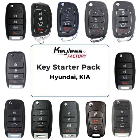 Remote Keys STARTER Pack / Hyundai, KIA / Flip Keys (16 Pieces - AFTERMARKET) - UHS Hardware Remote Keys STARTER Pack / Hyundai, KIA / Flip Keys (16 Pieces - AFTERMARKET) - UHS Hardware