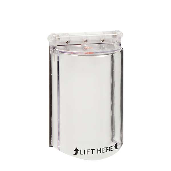 STI - 6518 - Bopper Stopper - Protective Cover - Polycarbonate - Clear - UL Listed - UHS Hardware STI - 6518 - Bopper Stopper - Protective Cover - Polycarbonate - Clear - UL Listed - UHS Hardware
