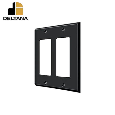 Deltana - Switch Plate - Double Rocker - Optional Finish Deltana - Switch Plate - Double Rocker - Optional Finish