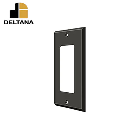 Deltana - Switch Plate - Single Rocker - Optional Finish Deltana - Switch Plate - Single Rocker - Optional Finish