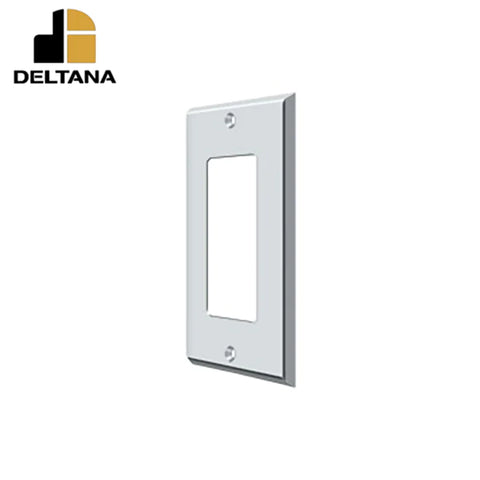 Deltana - Switch Plate - Single Rocker - Optional Finish Deltana - Switch Plate - Single Rocker - Optional Finish