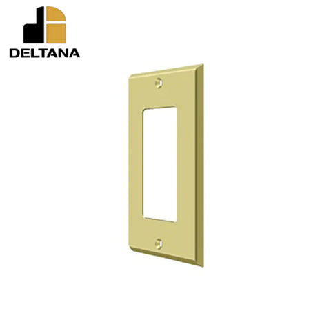 Deltana - Switch Plate - Single Rocker - Optional Finish Deltana - Switch Plate - Single Rocker - Optional Finish
