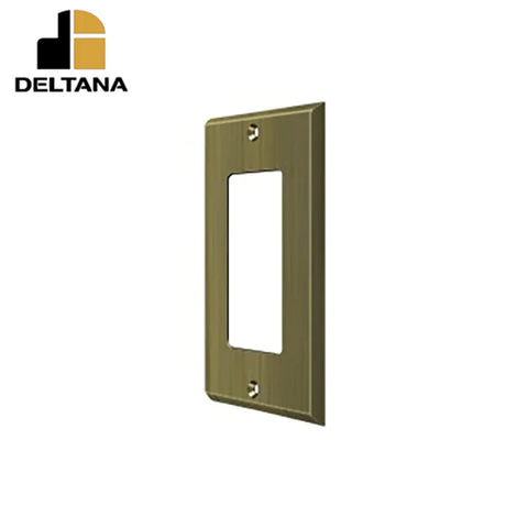 Deltana - Switch Plate - Single Rocker - Optional Finish Deltana - Switch Plate - Single Rocker - Optional Finish