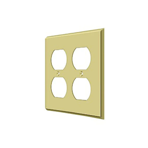 Deltana - Switch Plate - Quadruple Outlet - Optional Finish Deltana - Switch Plate - Quadruple Outlet - Optional Finish