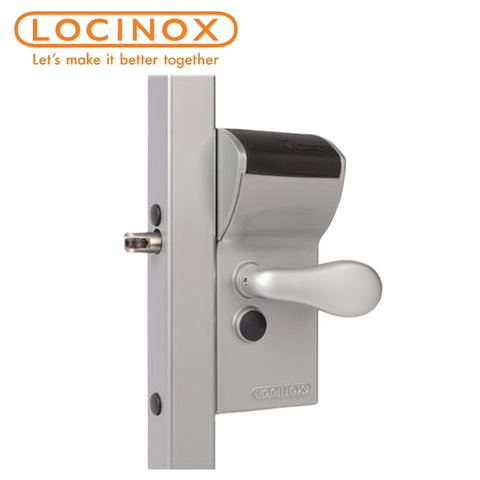 Locinox - Surface Mounted - Mechanical Lock - Code Lock w/ Secured Entrance and Fire Exit - Aluminum Handle - Optional Finish - UHS Hardware Locinox - Surface Mounted - Mechanical Lock - Code Lock w/ Secured Entrance and Fire Exit - Aluminum Handle - Optional Finish - UHS Hardware