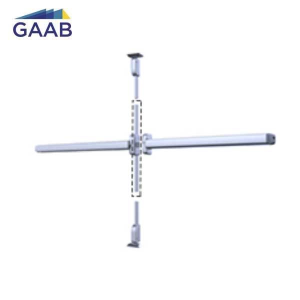 GAAB - T291-05 - Vertical Rod - Suitable for T300 series and T290 series - Satin Chrome - UHS Hardware GAAB - T291-05 - Vertical Rod - Suitable for T300 series and T290 series - Satin Chrome - UHS Hardware