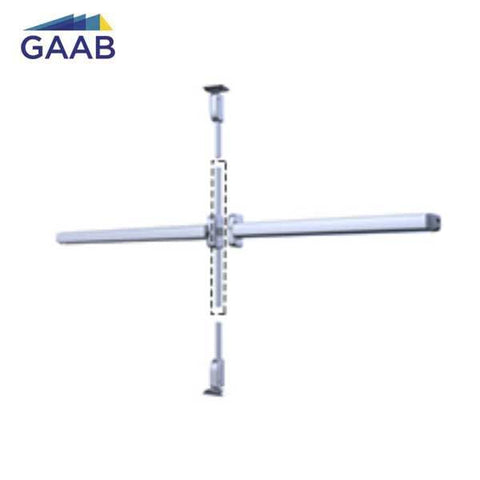 GAAB - T291-05 - Vertical Rod - Suitable for T300 series and T290 series - Satin Chrome - UHS Hardware GAAB - T291-05 - Vertical Rod - Suitable for T300 series and T290 series - Satin Chrome - UHS Hardware