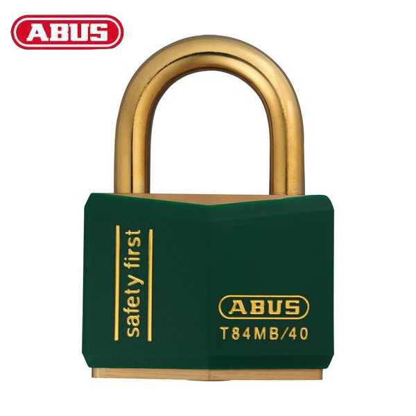 Abus - 85611 - Padlock Brass T84Mb/40 Blue - Optional Keying - Optional Finish - UHS Hardware