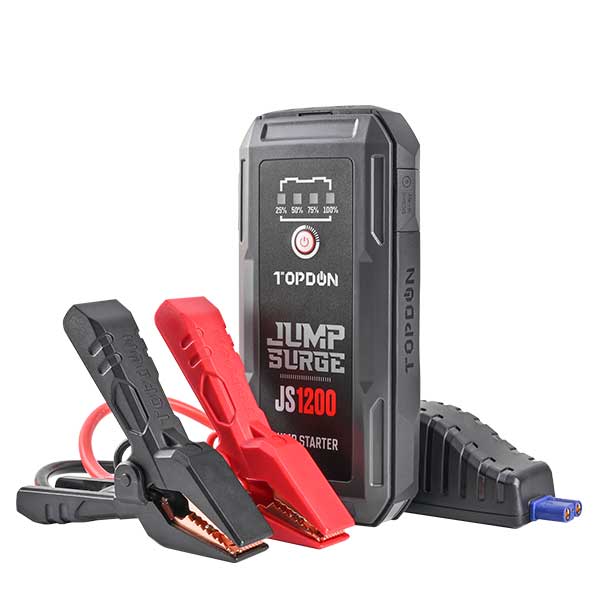 TOPDON - JumpSurge 1200 - Cranking Amp Power Bank & Jumpstarter - Boost Function - w/Flashlight - 12V - UHS Hardware
