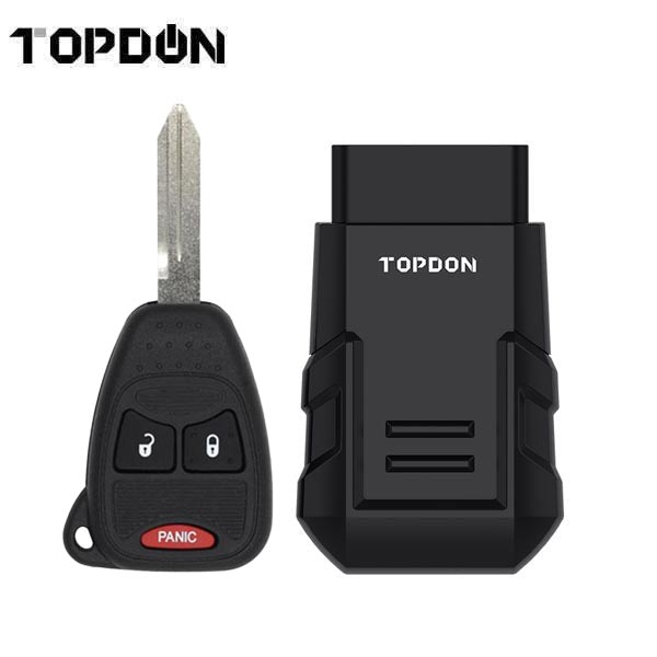 TOPDON - Top Key - Chrysler / Dodge / Jeep - Key Matching and Diagnostics Tool - Bluetooth - UHS Hardware TOPDON - Top Key - Chrysler / Dodge / Jeep - Key Matching and Diagnostics Tool - Bluetooth - UHS Hardware