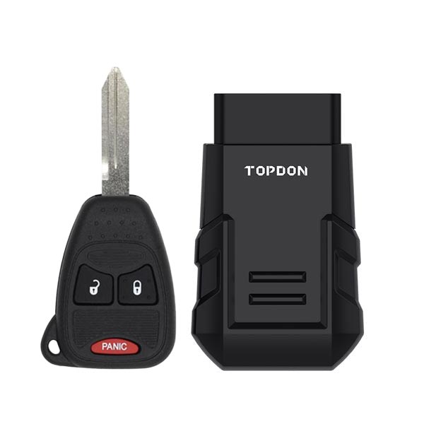 TOPDON - Top Key - Chrysler / Dodge / Jeep - Key Matching and Diagnostics Tool - Bluetooth - UHS Hardware TOPDON - Top Key - Chrysler / Dodge / Jeep - Key Matching and Diagnostics Tool - Bluetooth - UHS Hardware