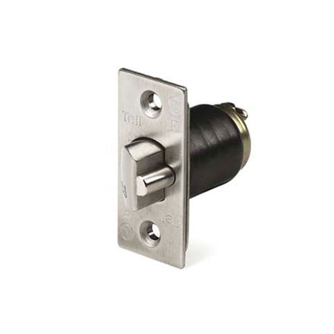Tell - CL100212 - 2-3/8" Backset Deadlatch - for 2400 Series Leversets - Stainless Steel - Grade 2 - UHS Hardware Tell - CL100212 - 2-3/8" Backset Deadlatch - for 2400 Series Leversets - Stainless Steel - Grade 2 - UHS Hardware
