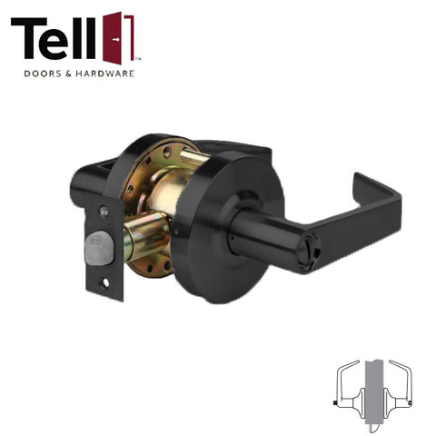TELL - CL100139 - Heavy Duty Cylindrical Leverset - Satin Chrome - 2-3/4" Backset - Grade 2 - Privacy TELL - CL100139 - Heavy Duty Cylindrical Leverset - Satin Chrome - 2-3/4" Backset - Grade 2 - Privacy