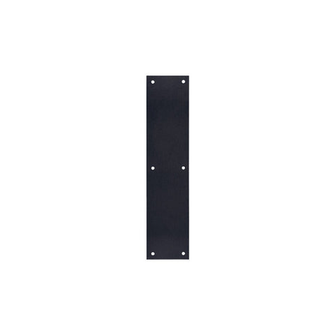 TELL - Push Plate - .050-Gauge Steel - Flat Black TELL - Push Plate - .050-Gauge Steel - Flat Black