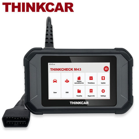 THINKCAR - THINKCHECK M43 - OBD2 Scanner - Check Engine, Transmission, SRS, ABS - Professional Diagnostic Tool - UHS Hardware THINKCAR - THINKCHECK M43 - OBD2 Scanner - Check Engine, Transmission, SRS, ABS - Professional Diagnostic Tool - UHS Hardware