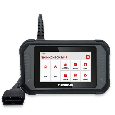 THINKCAR - THINKCHECK M43 - OBD2 Scanner - Check Engine, Transmission, SRS, ABS - Professional Diagnostic Tool - UHS Hardware THINKCAR - THINKCHECK M43 - OBD2 Scanner - Check Engine, Transmission, SRS, ABS - Professional Diagnostic Tool - UHS Hardware