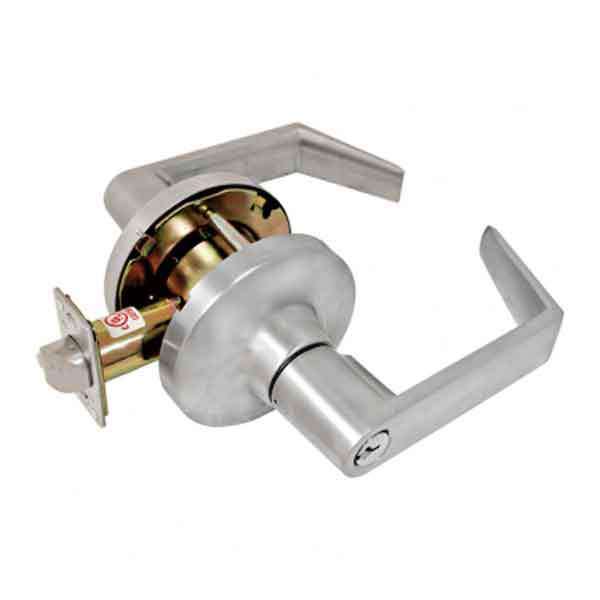 TownSteel - CDC-84-S - Commercial Lever Handle - Clutch Lever - 2-3/4 " Backset - Satin Chrome - Classroom - Grade 1 - UHS Hardware TownSteel - CDC-84-S - Commercial Lever Handle - Clutch Lever - 2-3/4 " Backset - Satin Chrome - Classroom - Grade 1 - UHS Hardware