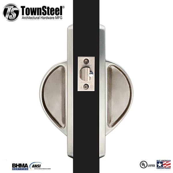 TownSteel - CRX-A - 5-Point Ligature Resistant Cylindrical Lock - Classroom - Left Handed - Stainless Steel - Grade 1 - UHS Hardware TownSteel - CRX-A - 5-Point Ligature Resistant Cylindrical Lock - Classroom - Left Handed - Stainless Steel - Grade 1 - UHS Hardware
