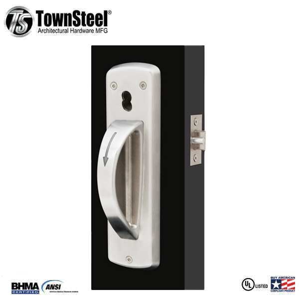 TownSteel - CRX-A - 5-Point Ligature Resistant Cylindrical Lock - Storeroom - SFIC Less - Stainless Steel - Grade 1 - UHS Hardware TownSteel - CRX-A - 5-Point Ligature Resistant Cylindrical Lock - Storeroom - SFIC Less - Stainless Steel - Grade 1 - UHS Hardware