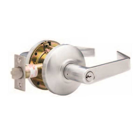 TownSteel - CSRC-84-S - Commercial Lever Handle - Clutch Lever - 2-3/4 " Backset - Satin Chrome - Classrom - Grade 2 - UHS Hardware TownSteel - CSRC-84-S - Commercial Lever Handle - Clutch Lever - 2-3/4 " Backset - Satin Chrome - Classrom - Grade 2 - UHS Hardware
