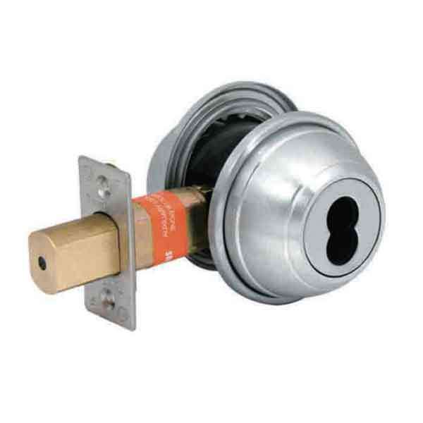 TownSteel - DBDI-62 - Commercial Deadbolt - Double - IC Core (SFIC) - 2-3/4 " Backset - Satin Chrome - Grade 1 - UHS Hardware TownSteel - DBDI-62 - Commercial Deadbolt - Double - IC Core (SFIC) - 2-3/4 " Backset - Satin Chrome - Grade 1 - UHS Hardware