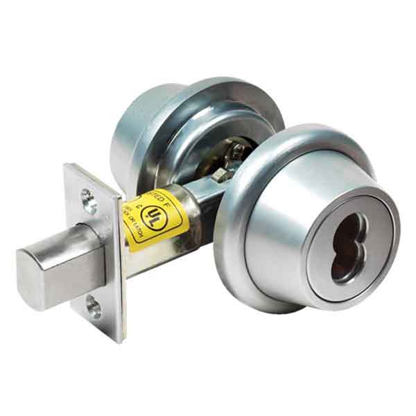 TownSteel - DBFI-62 - Commercial Deadbolt - Double - IC Core (SFIC) - 2-3/4 " Backset - Satin Chrome - Grade 1 - UHS Hardware TownSteel - DBFI-62 - Commercial Deadbolt - Double - IC Core (SFIC) - 2-3/4 " Backset - Satin Chrome - Grade 1 - UHS Hardware