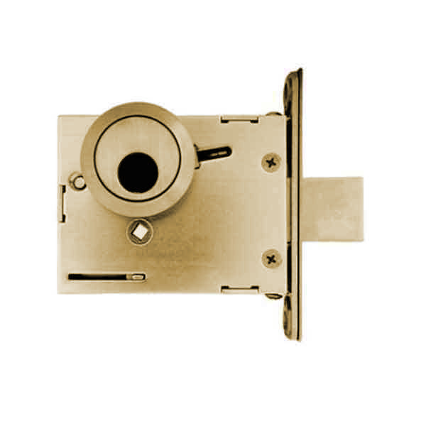 TownSteel - DBM17 - Commercial Mortise Deadbolt - Single Cylinder - IC Core (SFIC) - Right Handed - 2-3/4 " Backset - Polished Brass - Grade 1 - UHS Hardware