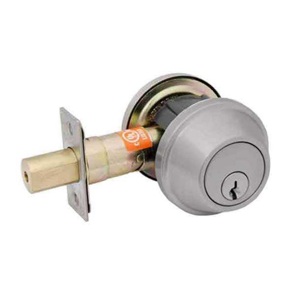 TownSteel - DBT-61 - Commercial Deadbolt - Single Cylinder - Satin Chrome - Grade 2 - UHS Hardware TownSteel - DBT-61 - Commercial Deadbolt - Single Cylinder - Satin Chrome - Grade 2 - UHS Hardware