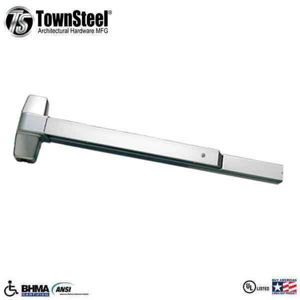 TownSteel - ED5500 - Panic Exit Device Push Bar - 36" - Satin Stainless - Grade 1 - UHS Hardware TownSteel - ED5500 - Panic Exit Device Push Bar - 36" - Satin Stainless - Grade 1 - UHS Hardware