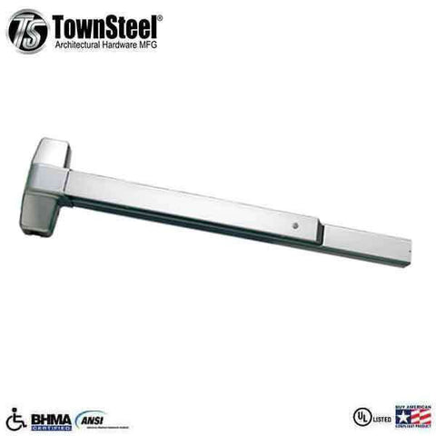 TownSteel - ED5500 - Panic Exit Device Push Bar - 36" - Satin Stainless - Grade 1 - UHS Hardware TownSteel - ED5500 - Panic Exit Device Push Bar - 36" - Satin Stainless - Grade 1 - UHS Hardware